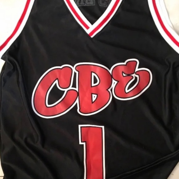 Men’s Rare Chris Brown Vintage CBE Basketball Jersey number 1 New Size Large - Picture 6 of 6